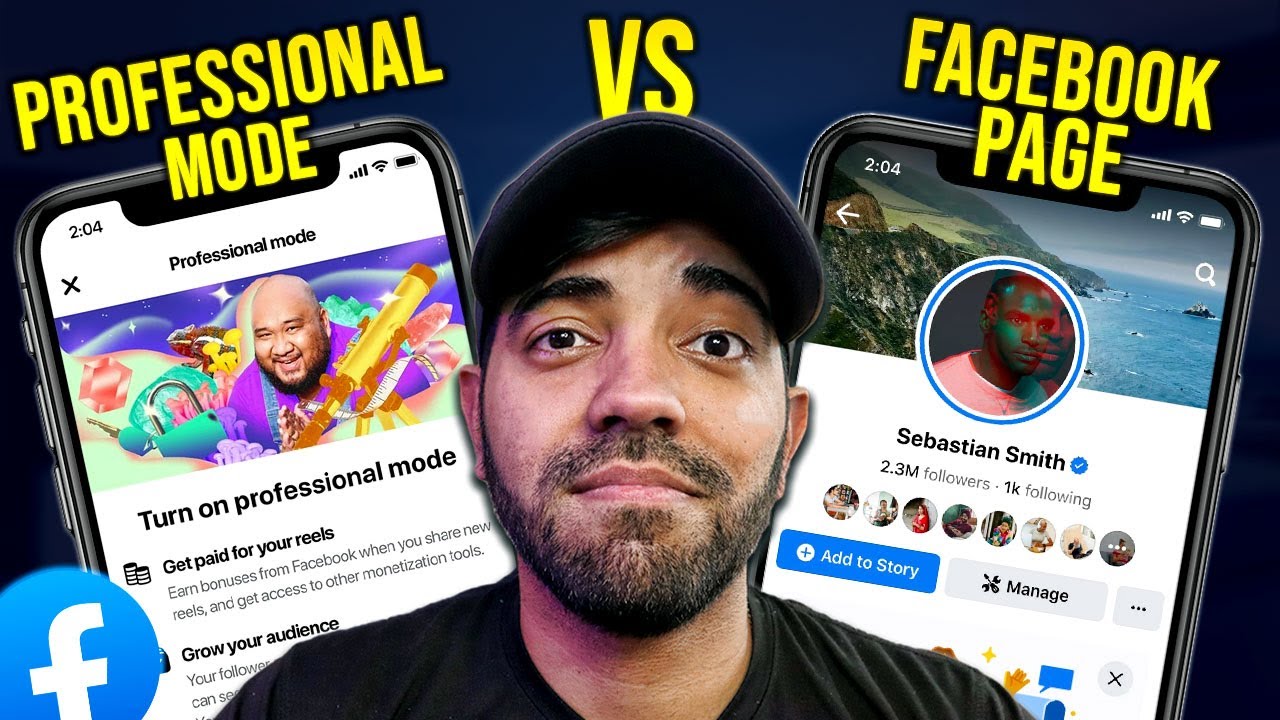 Facebook Professional Mode VS Facebook Page [WHICH ONE PAYS MORE?]