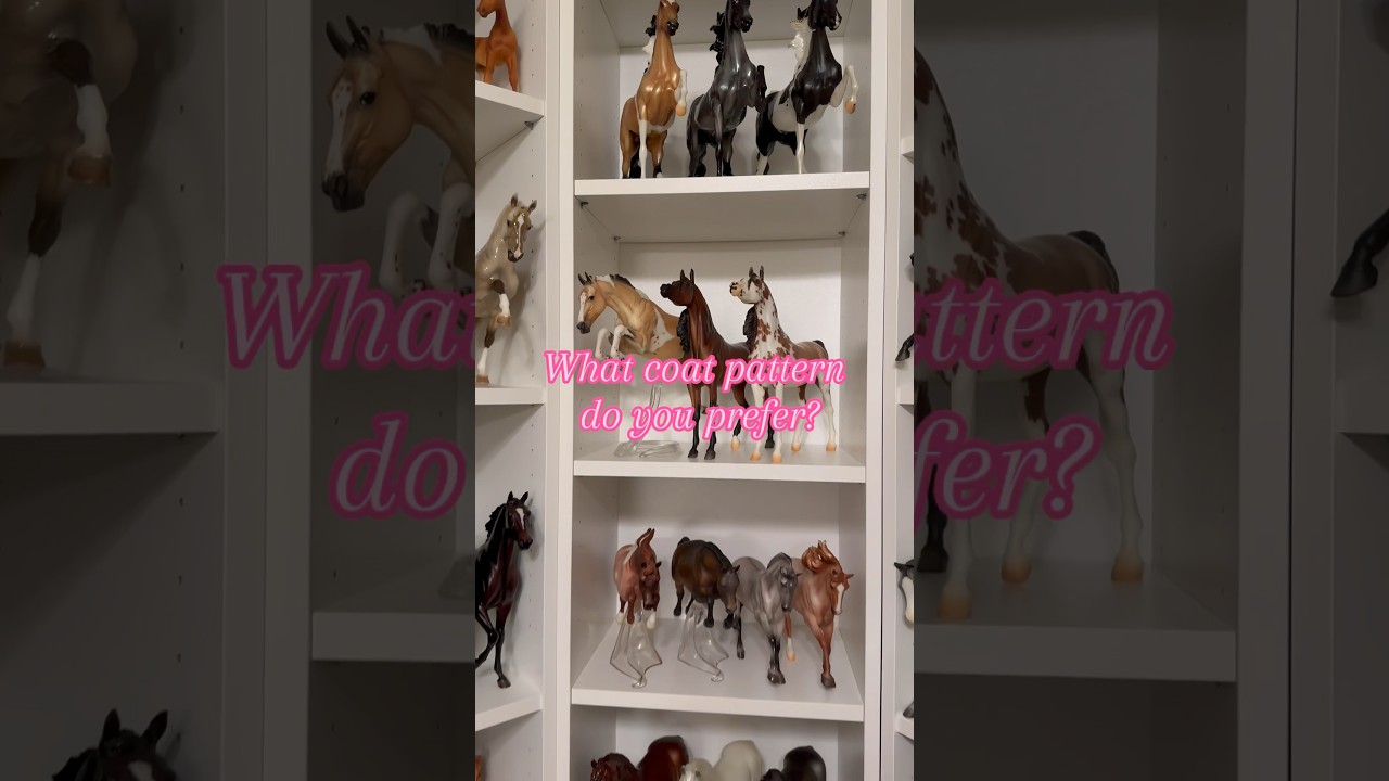 What coat pattern do you prefer?🤔 Appaloosa vs. Paint #breyerhorses #horse  #breyers