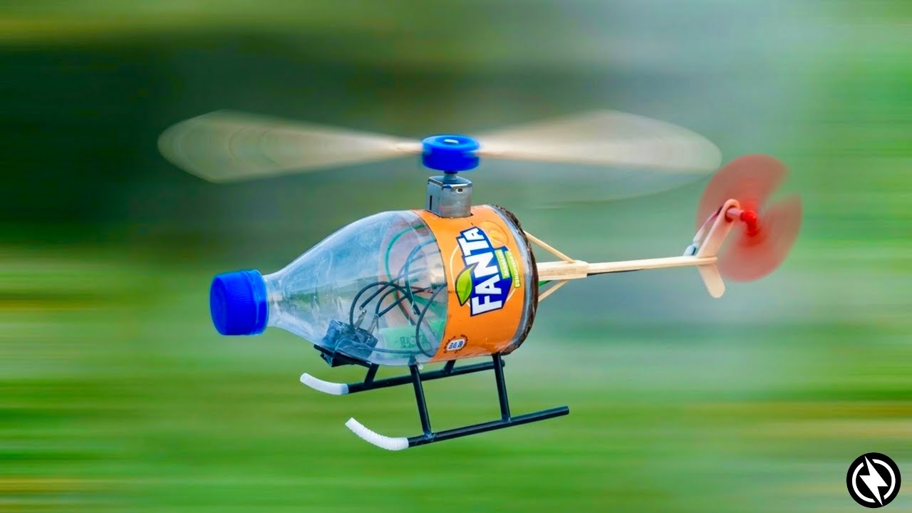 How To Make Bottle Helicopter | Diy helicopter 