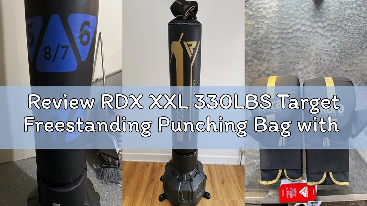 Review RDX XXL 330LBS Target Freestanding Punching Bag with Cover & Gloves – 72” Adult Heavy Pedesta