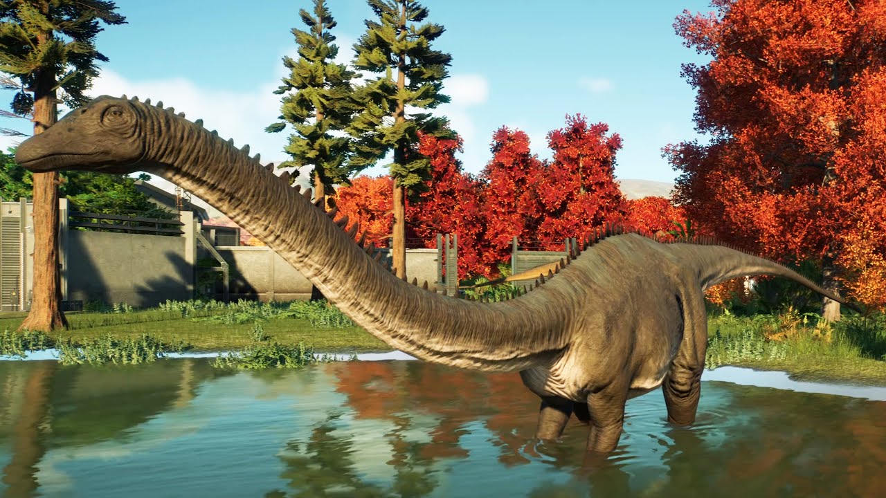 Jurassic World Evolution 2 - Diplodocus Gameplay (PS5 UHD) [4K60FPS]