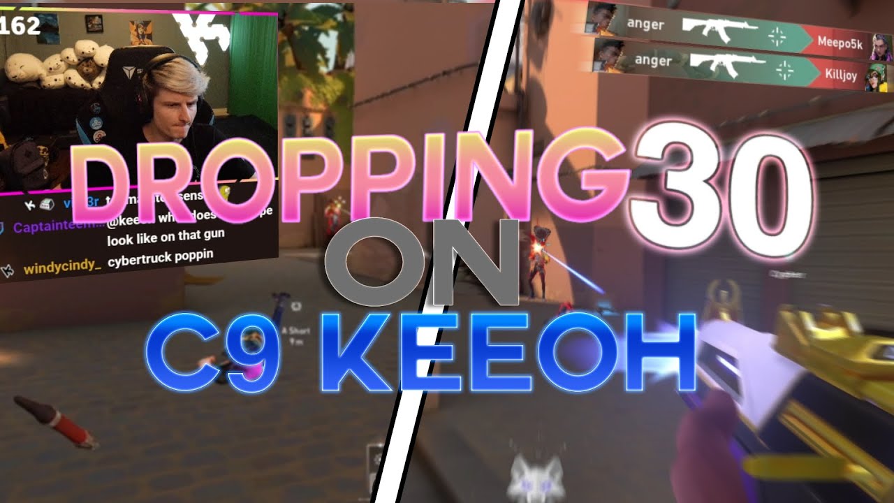 So I faced against STREAMER C9 Keeoh in VALORANT...