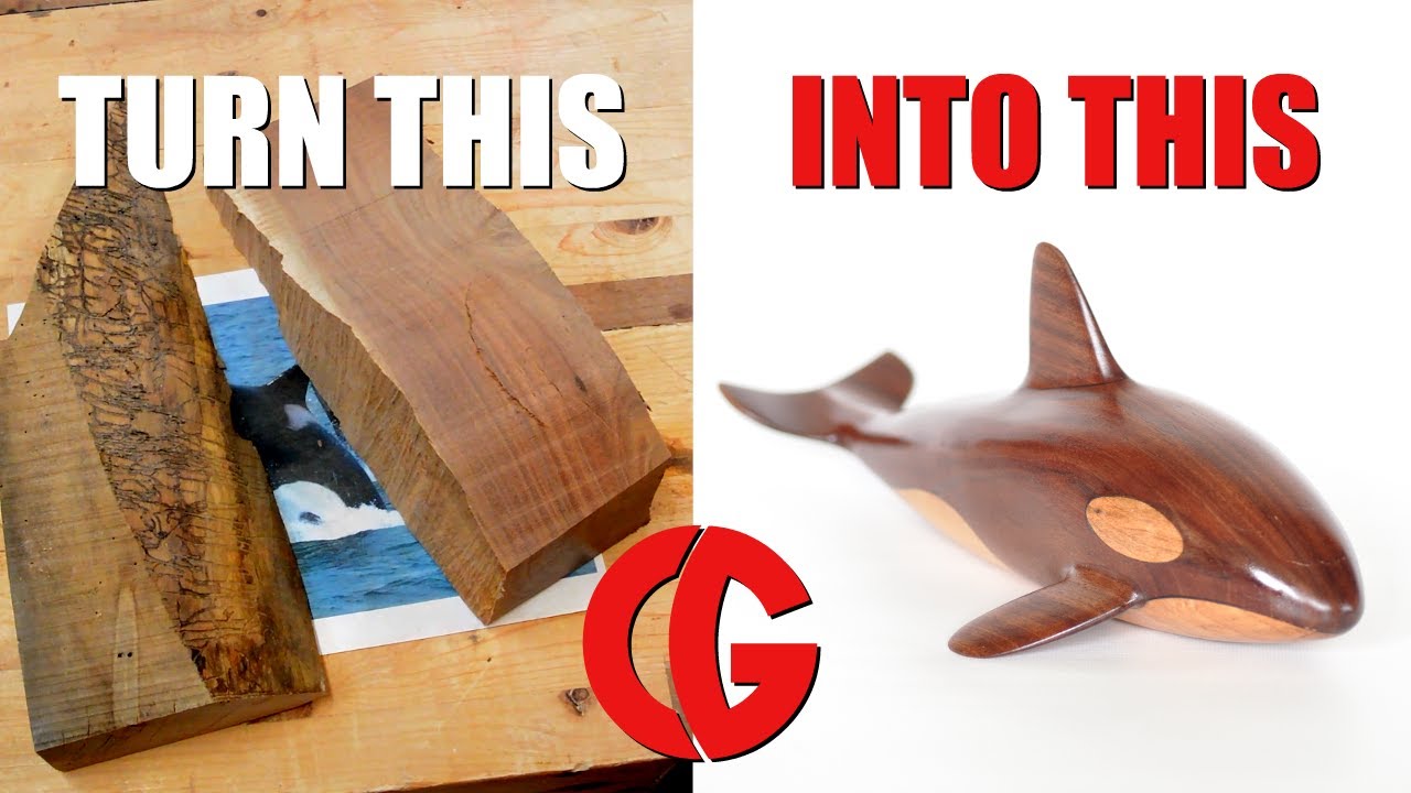 Carving an Orca Whale - Art, Sculpture, Wood Carving