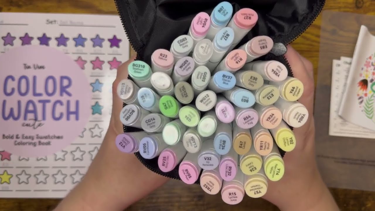 Ohuhu Oahu Alcohol Markers - 48 Pastel Colors