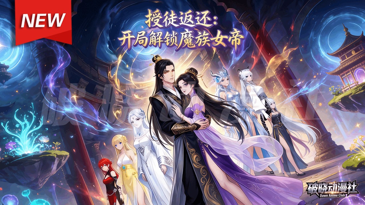 MULTISUB📢新番上线《授徒返还：开局解锁魔族女帝》第1~60集丨陈道玄穿越后获得系统，只要收徒就能无敌。魔族女帝、仙门圣女等等，皆是他门下亲传弟子，一路逆袭成诸天万界之主！#漫剧 #破晓动漫社