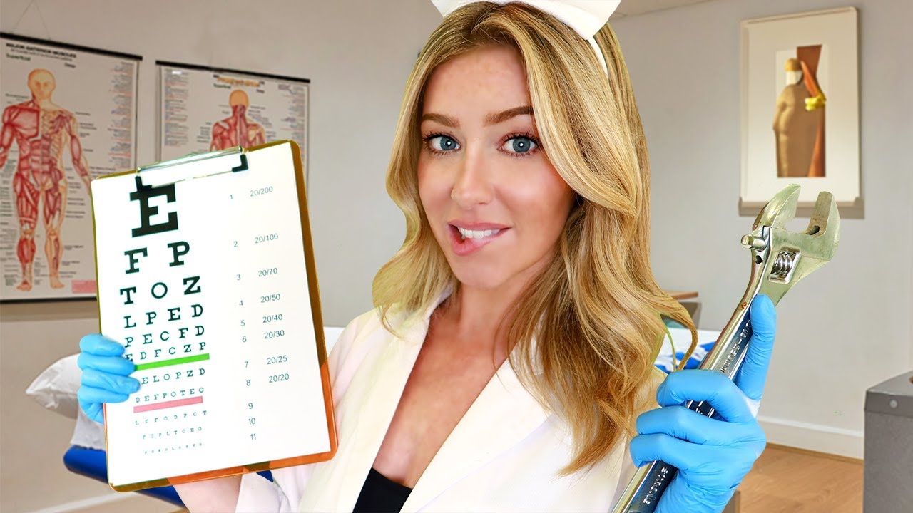 ASMR FULL BODY PHYSICAL EXAM... But It's VERY INAPPROPRIATE AND STRANGE! 🏥🩺