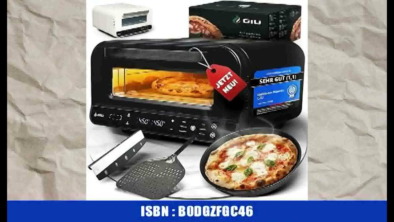 GIU Elektrischer Pizzaofen - Starker Elektro-Ofen fÃ¼r neapolitanische Pizza | Backofen,