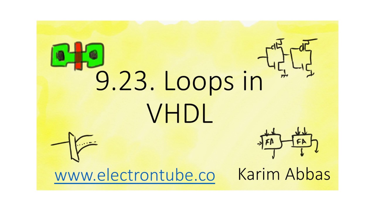 9.23. Loops in VHDL
