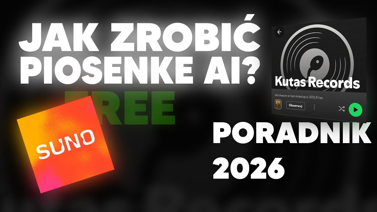 JAK ZROBIĆ PIOSENKE AI ZA DARMO? | PORADNIK 2026