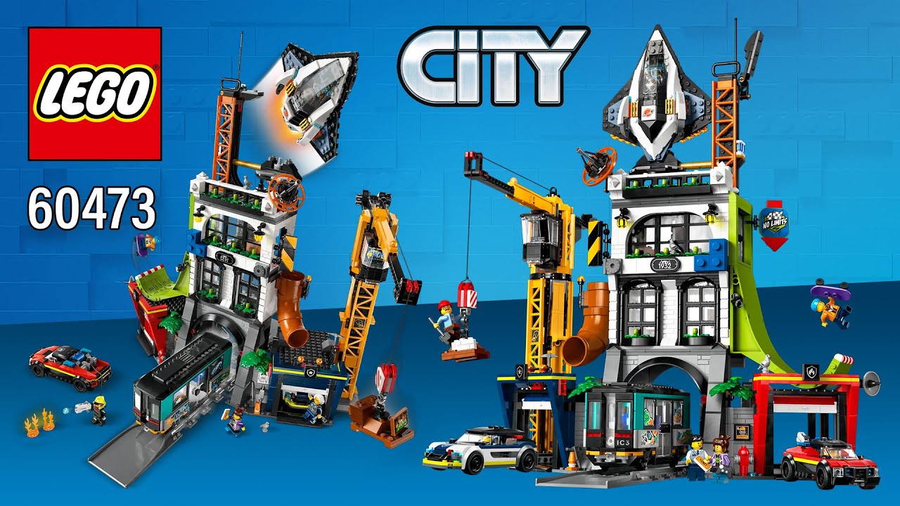 LEGO City The City Tower (60473)[1941 pcs] Step-by-Step Building Instructions | Top Brick Builder