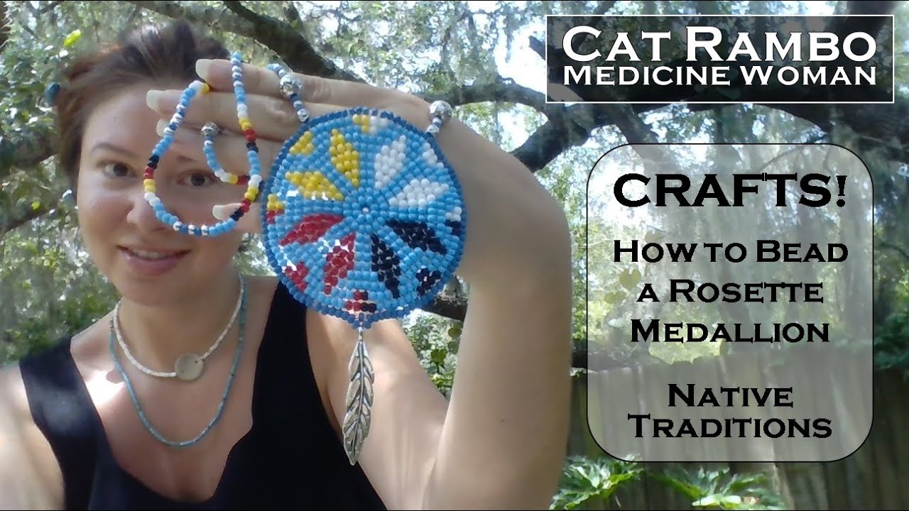 How To Bead a Rosette Medallion || Medicine Woman