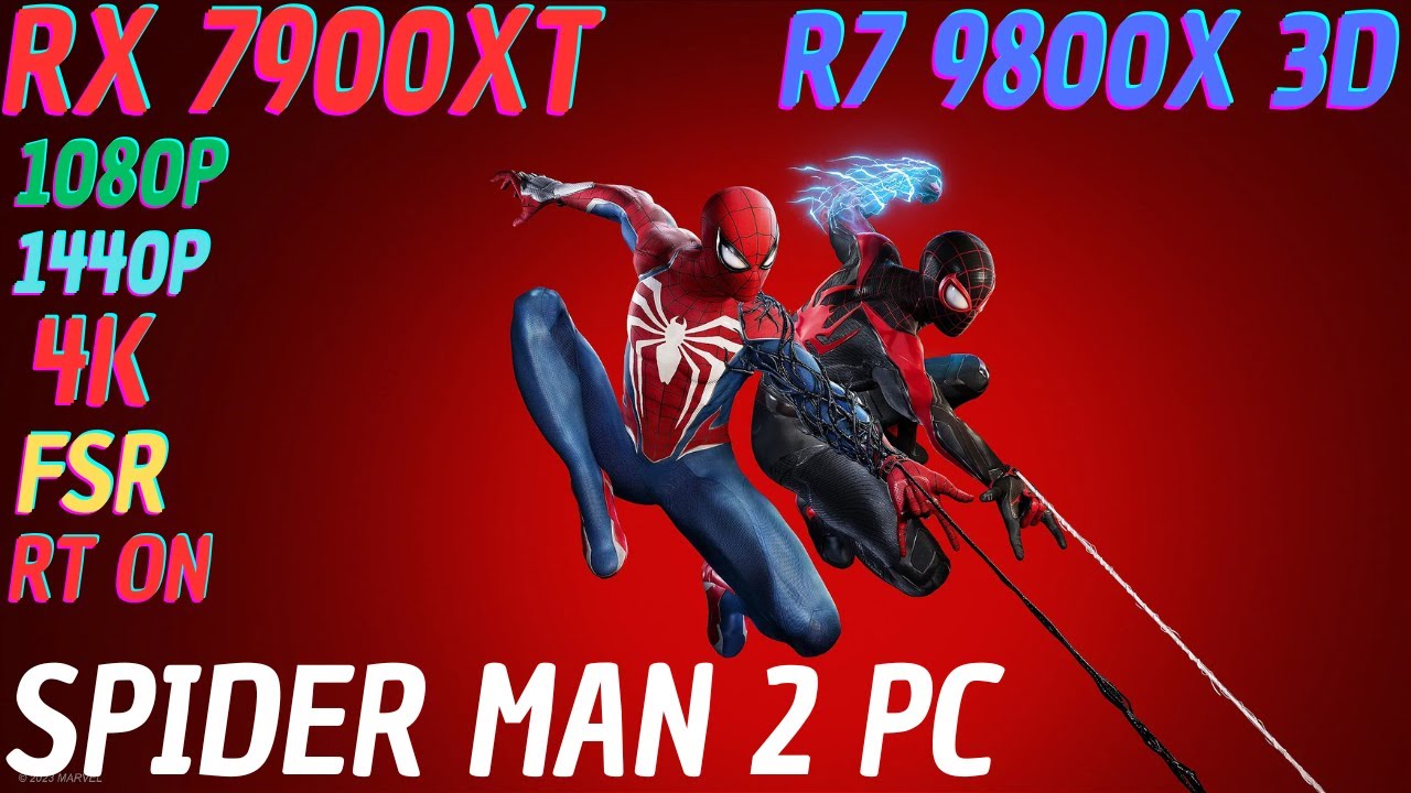 SPIDER MAN 2 PC ULTRA | RX 7900XT | R7 9800X 3D