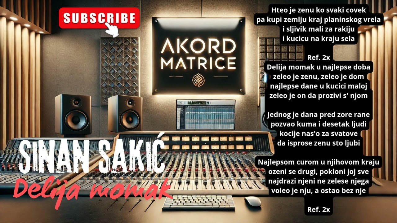 Sinan Sakić - Delija momak MATRICA