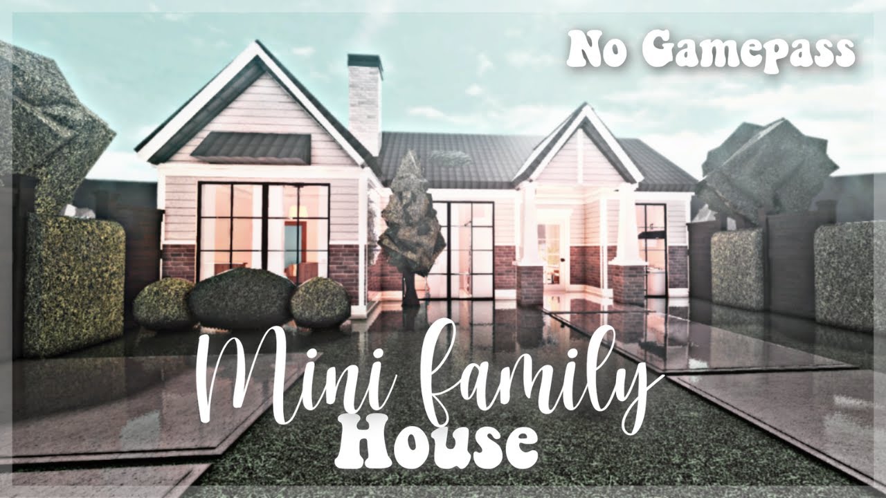 Roblox Bloxburg - No Gamepass Affordable Mini Family House - Minami Oroi