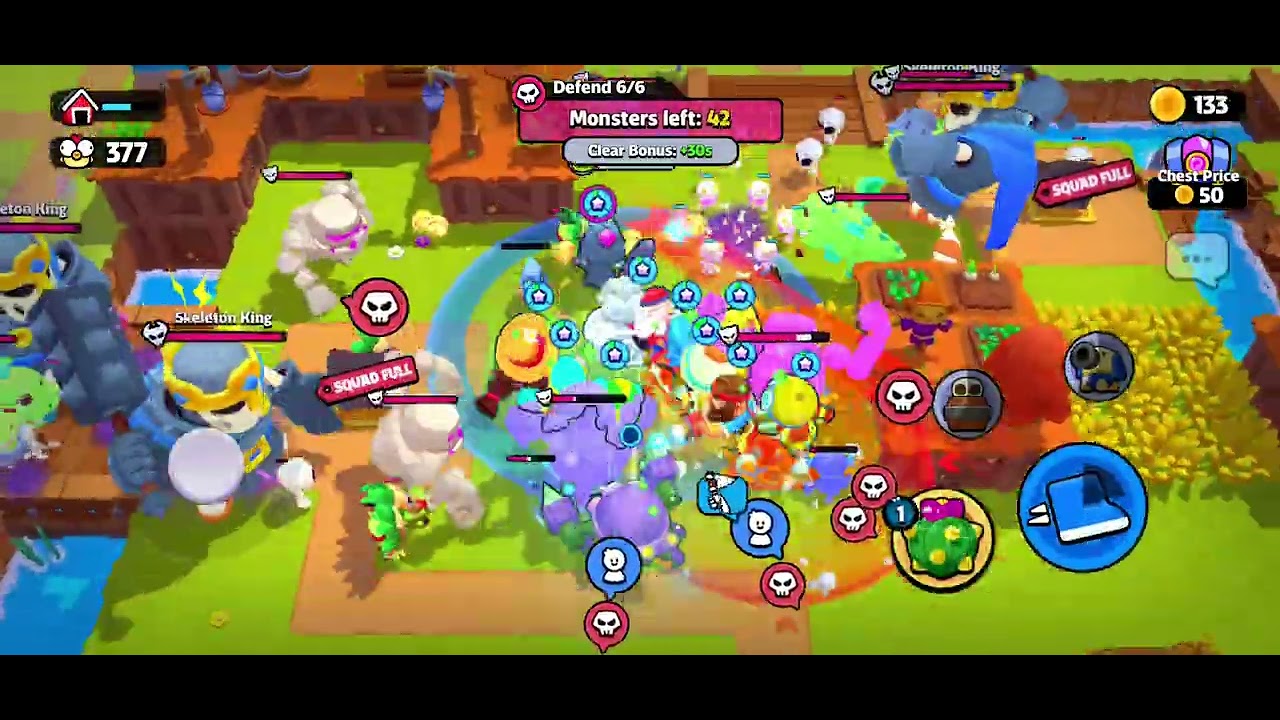Squad Buster game. Save the children 