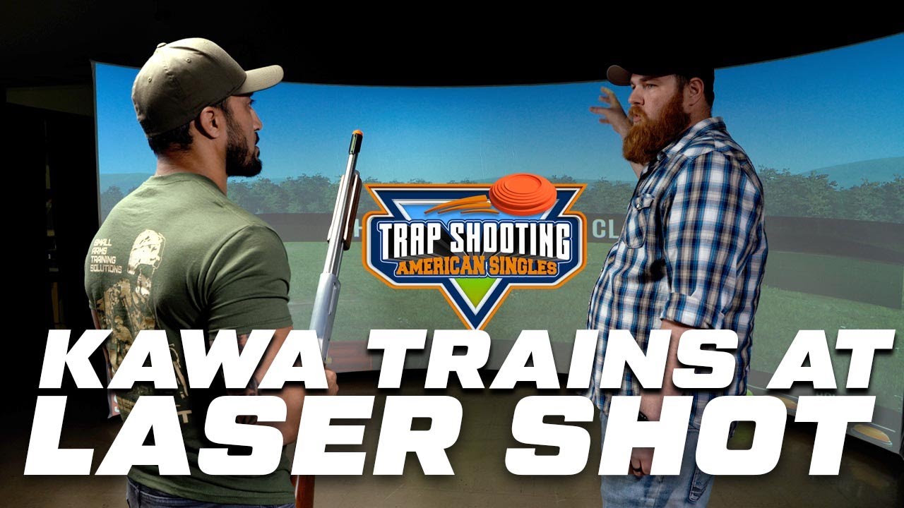 Kawa visits Laser Shot and trains on American Singles Trap Shooting