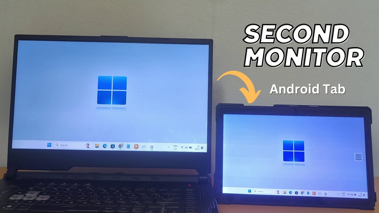 Use any Android Tablet as a Second PC Monitor