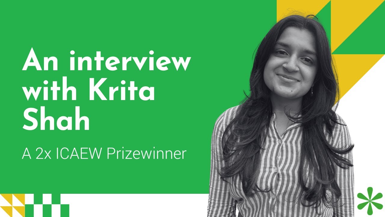 An interview with Krita: A 2x ICAEW prizewinner - First Intuition | Professional Education Providers