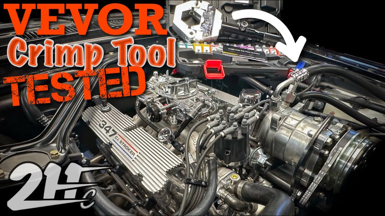 How-To Crimp AC Hoses w/ Vevor Hydro Tool; Installing Vintage Air on Roadster Shop ‘68 Mustang Build