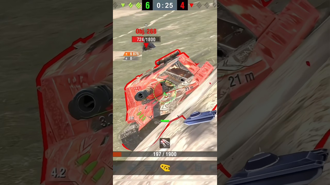 Progetto 65 | 4 Kills & 7599 DMG | #worldoftanksblitz #wotblitz #shorts #танки