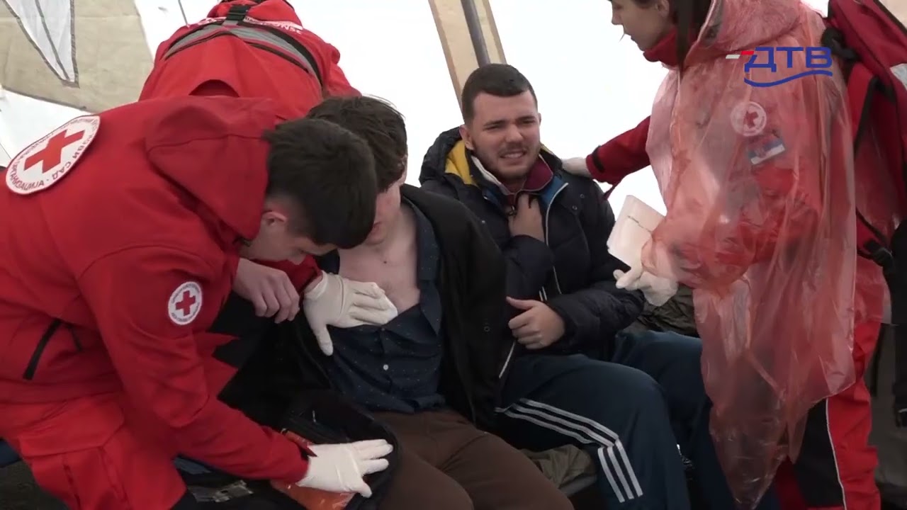 U Sremskim Karlovcima održana pokazna vežba delovanja u vanrednim situacijama - prilog Dunav TV