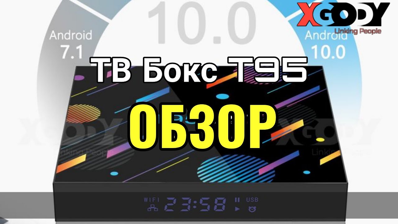 Обзор TV Box T95 XGODY Бюджетная новинка на Android 10 на процессоре Allwinner H616