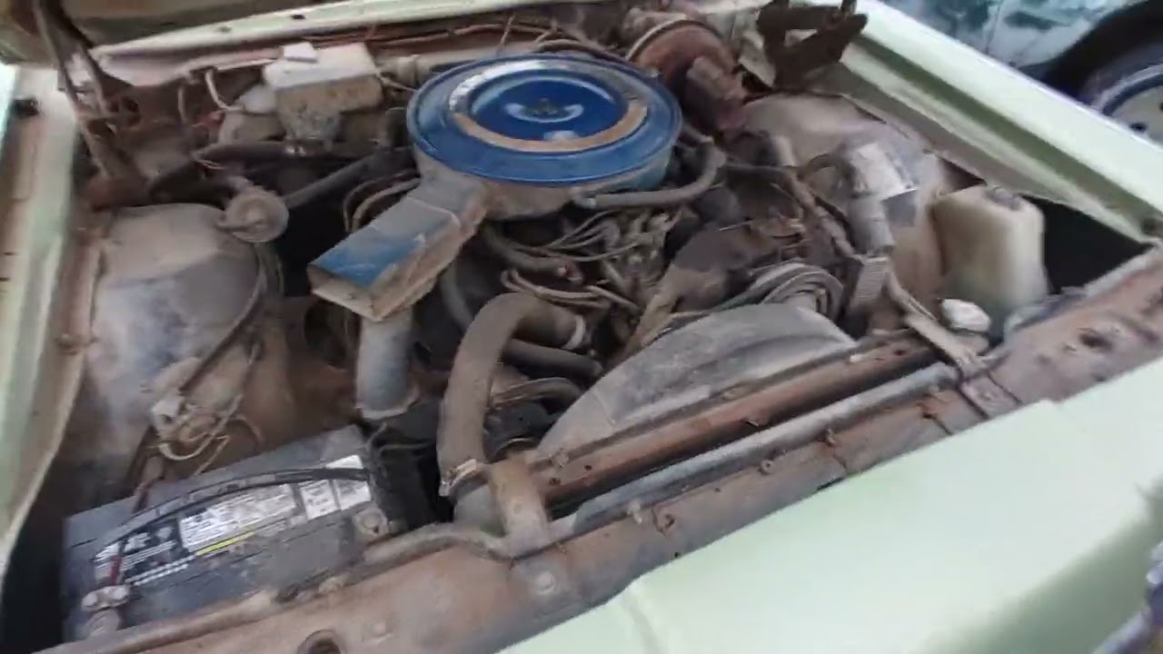 WILL IT RUN?1968 MERCURY MONTEREY COLDSTART WITH PEDAL PUMPING #SURVIVOR#390FE