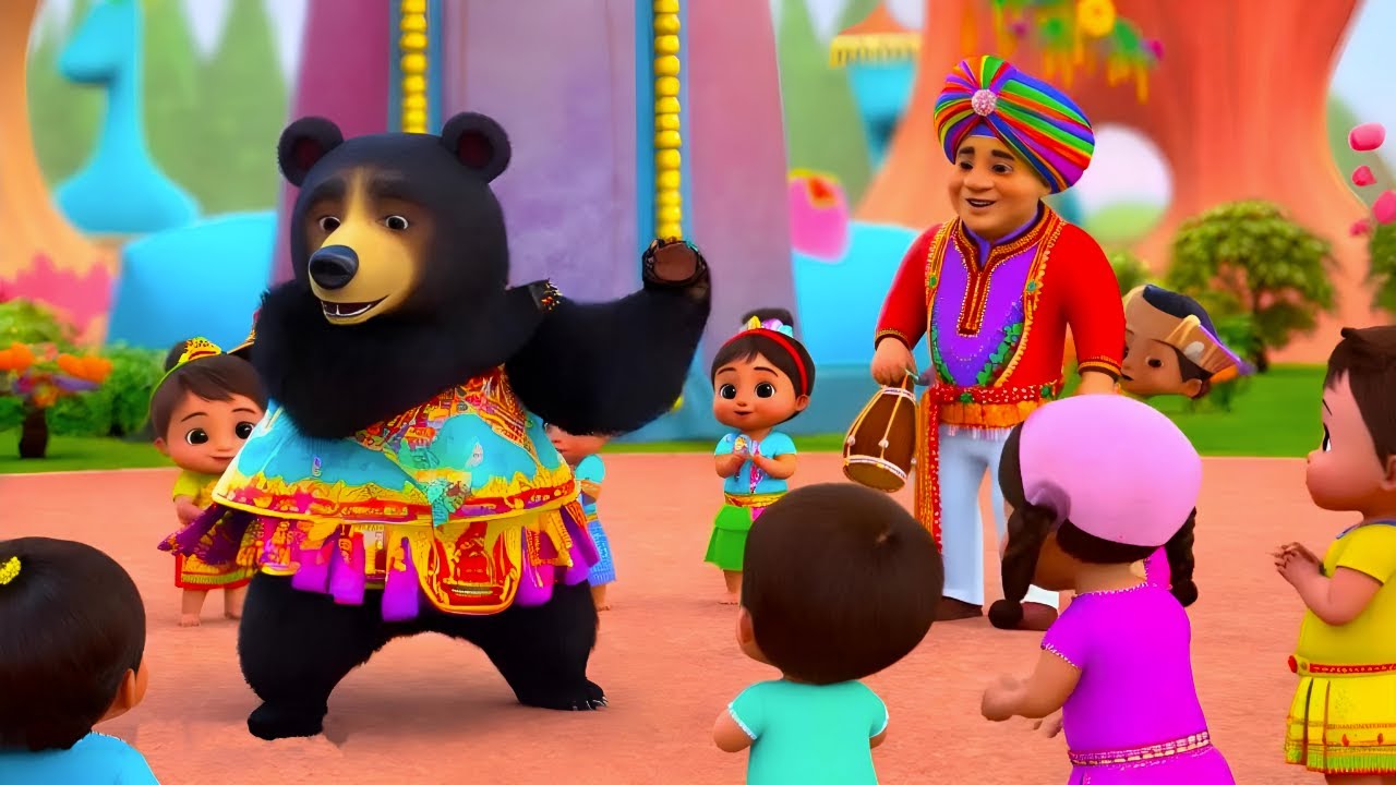 कालू मदारी आया 🧸 | Kalu Madari Aaya l Hindi Rhymes And Kids Songs l Hindi Cartoon Songs