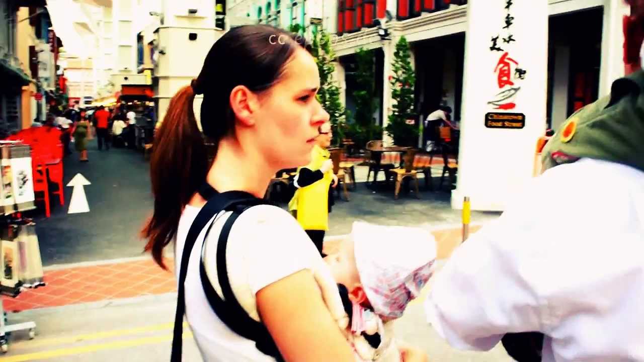 Famous Chinatown Market of Singapore in Asia
