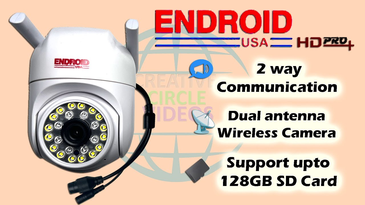 HOW TO INSTALL ENDROID WIFI PTZ CAMERA | ANDROID WIFI PRO  MINI PTZ | ENDROID WIFI   CAMERA |