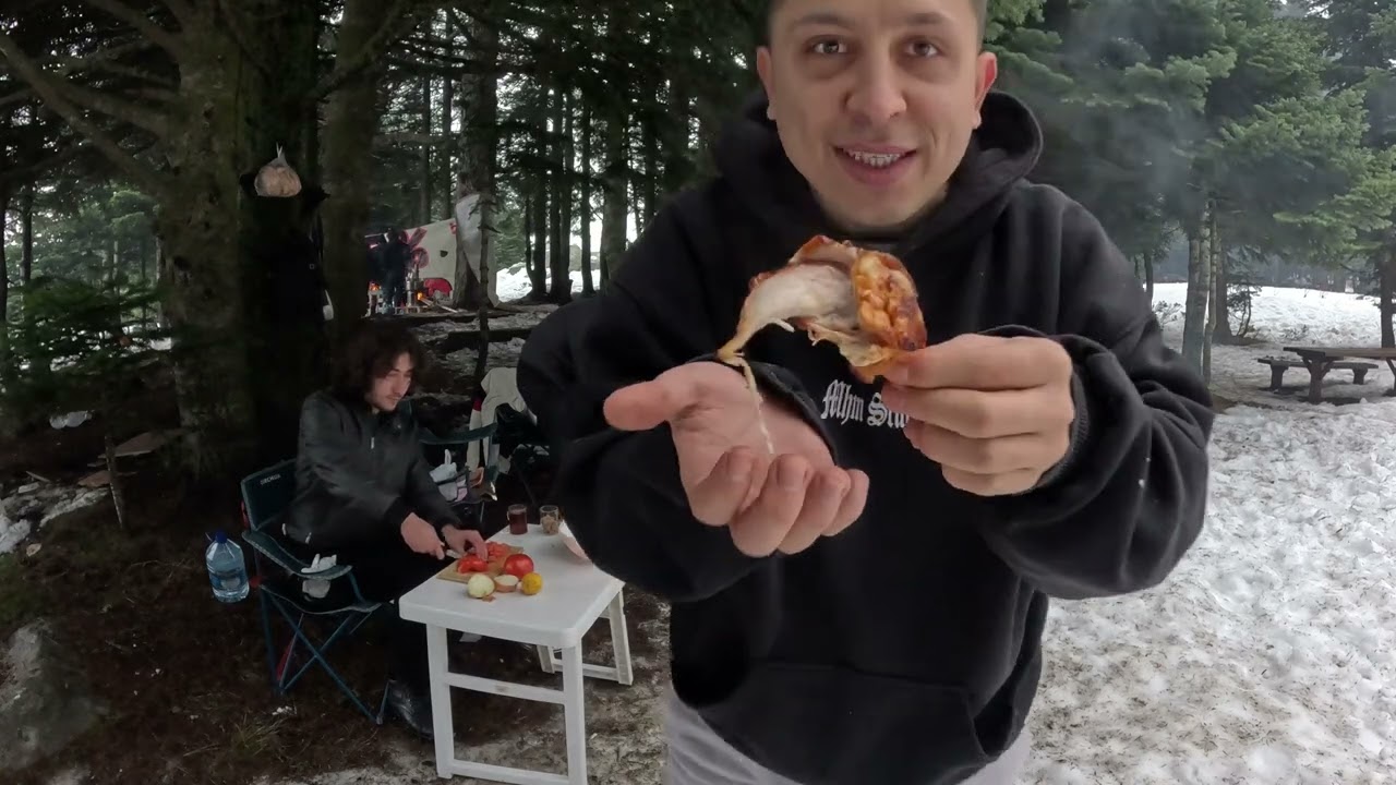Unutulmaz Bir Kış Deneyimi:  Karla Kaplı Uludağ'da Eğlenceli Mangal Maceramız 🏔️❄️🍗☕