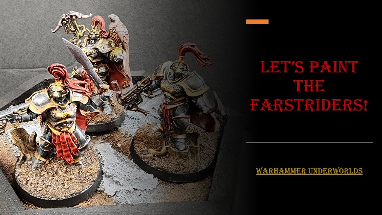 Painting the Farstriders from Warhammer Underworlds