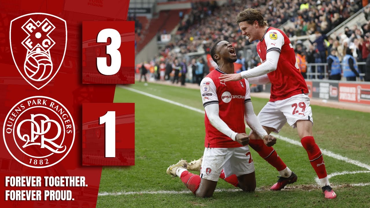 🗽 ROTHERHAM UNITED 3 - 1 QUEENS PARK RANGERS 🔵 | Official Sky Bet Championship highlights 📺