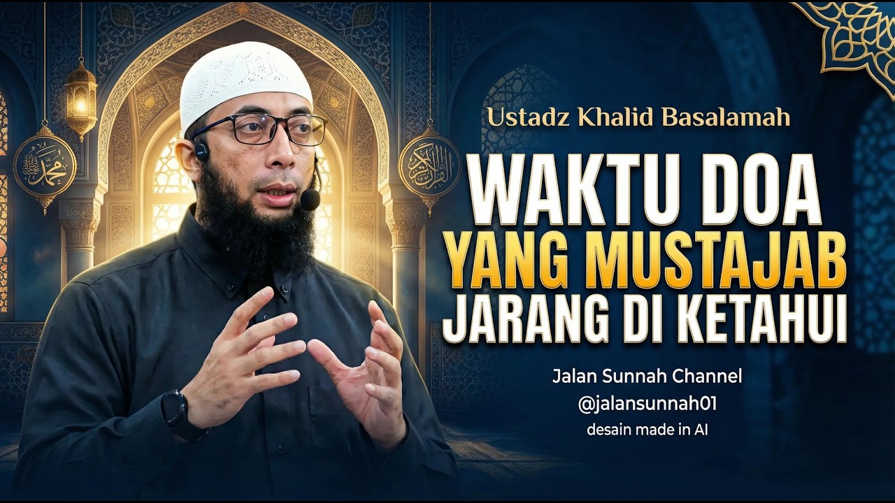 Waktu Doa Yang Mustajab Jarang Di Ketahui - Ceramah Ustadz Khalid Basalamah #sunnah #ukb #salaf