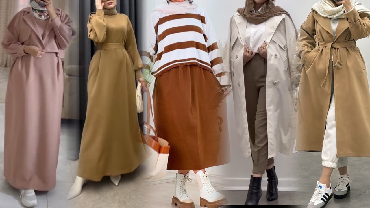 موضة شتاء 2025 للمحجبات| تنسيقات لشتاء بموديلات أنيقة hijab fashion2025/hijab style/hijab turkish