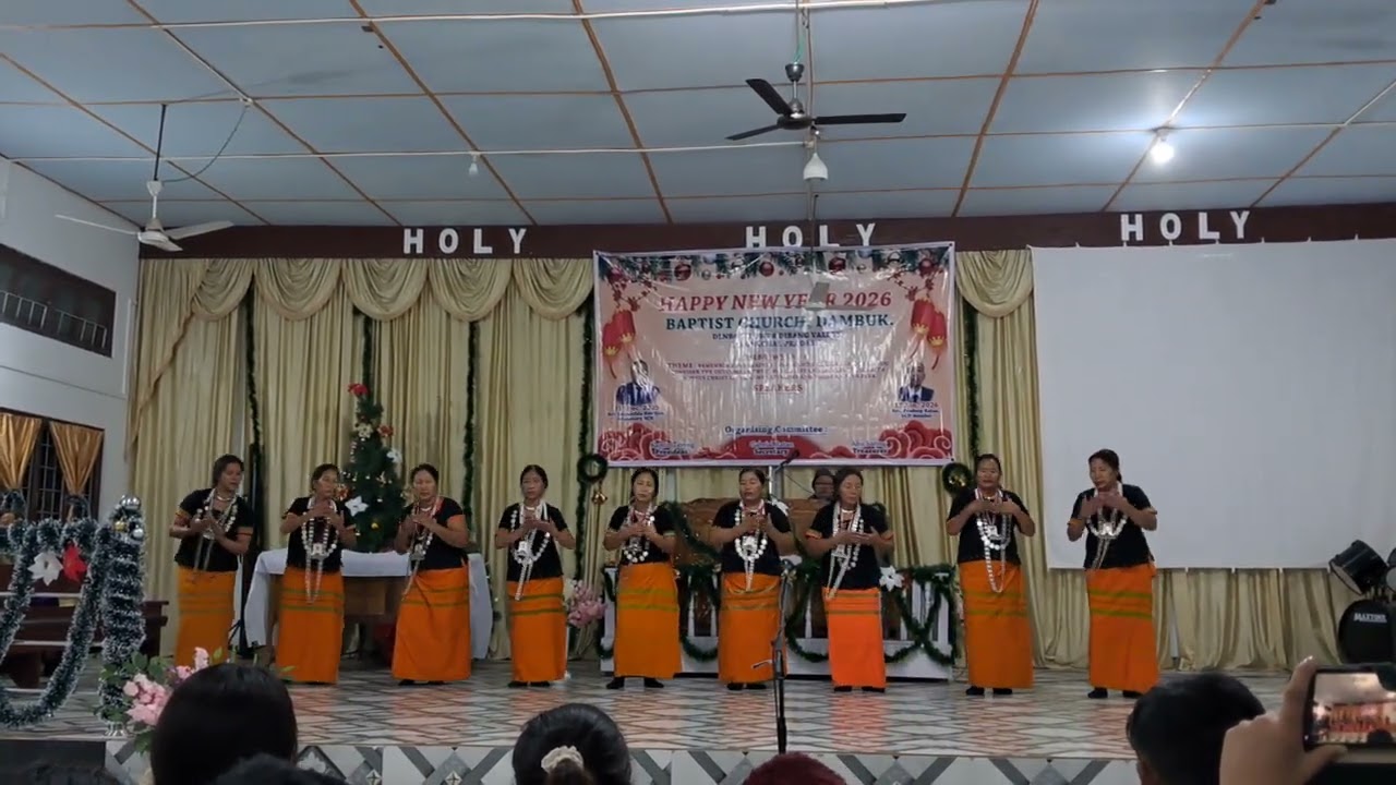 Ngolu yela yelangkom Mijo ane party Dambuk baptisht Church 
