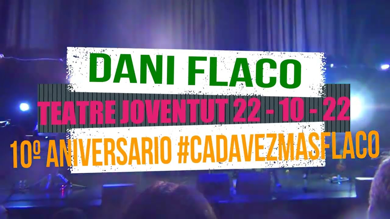 VIDEO/RESUMEN CONCIERTO 10º ANIVERSARIO #CADAVEZMASFLACO