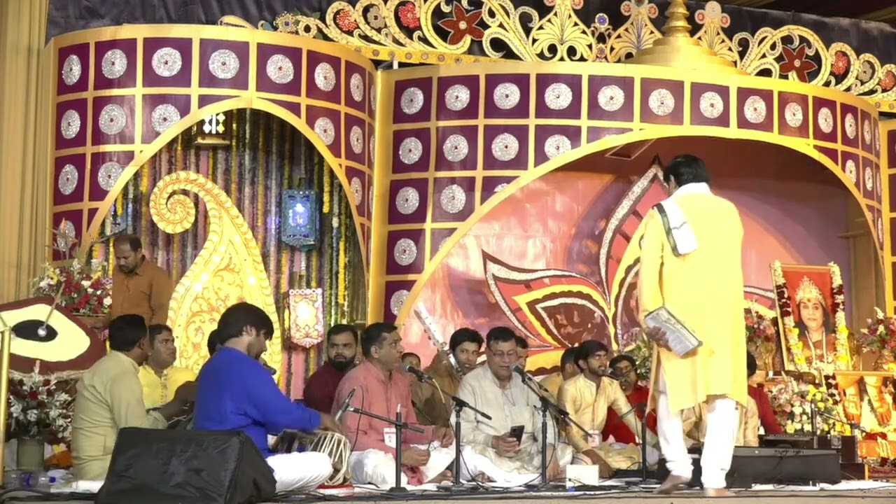 Bhajans In Midnight Birthday Celebration of Our Divine Mother in Birthday Puja Nirmal Dham,New Delhi