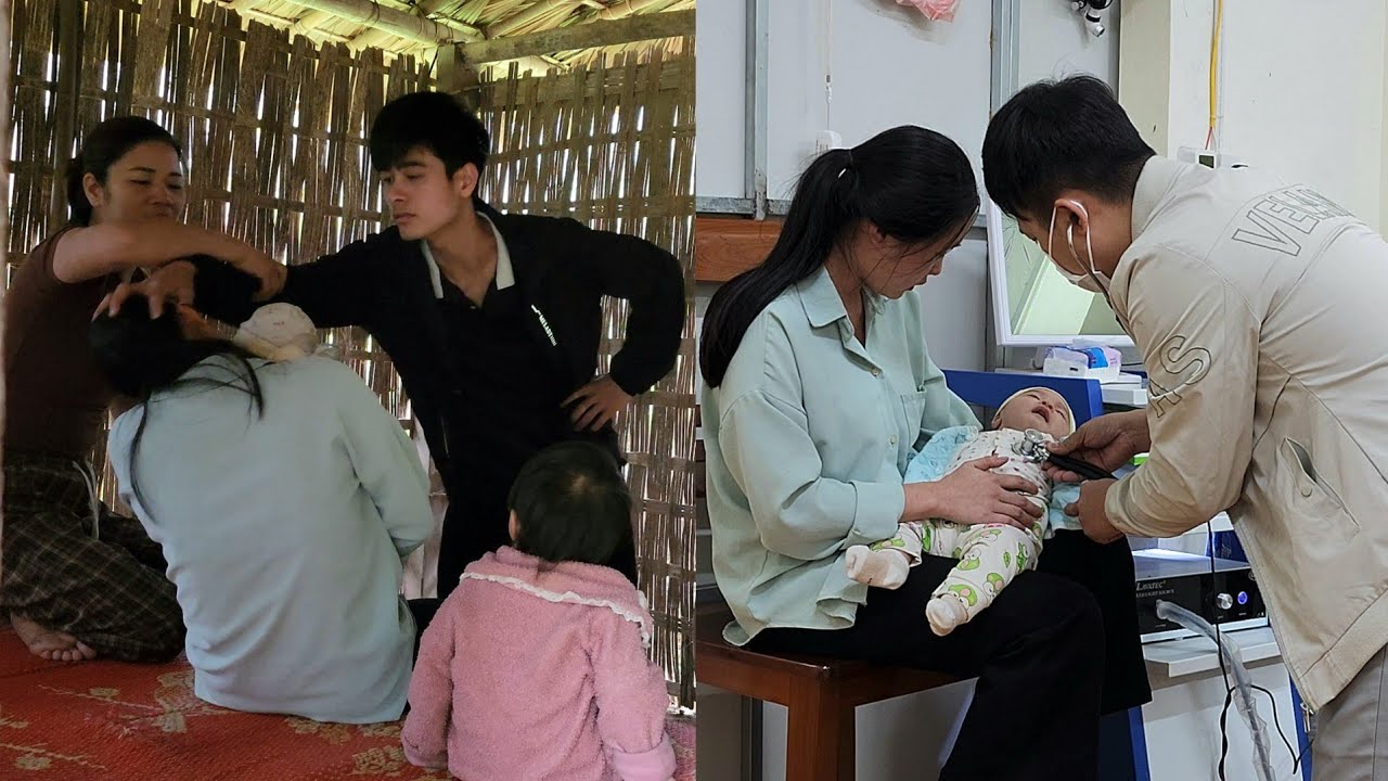 The aunt protected the single mother and helped take the child to the doctor.
