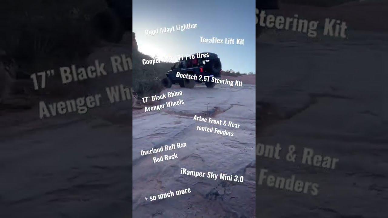 Modified Jeep Gladiator Build Sheet #jeep #gladiator