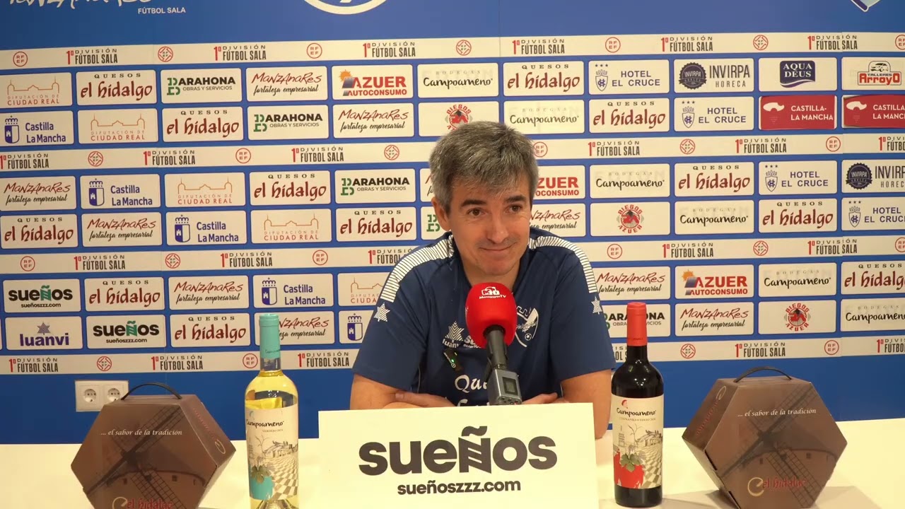 RUEDA PRENSA CON JUANLU | MOVISTAR INTER FS - QUESOS EL HIDALGO MANZANARES FS