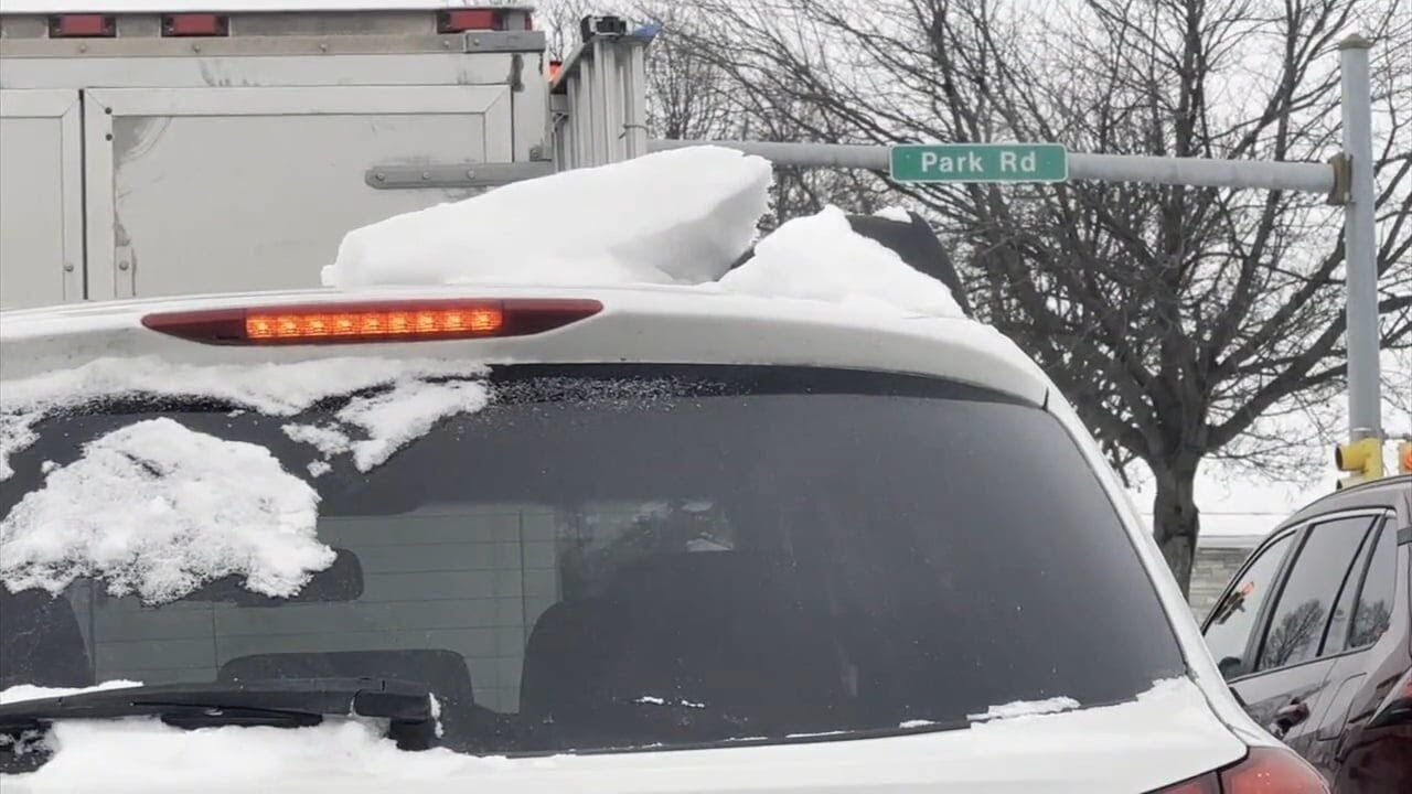 Authorities stress clearing snow and ice from vehicles to prevent serious injury