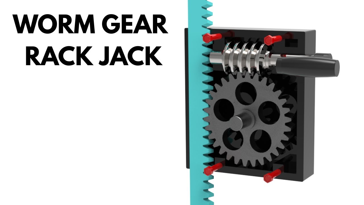 Worm Drive Rack Jack &ndash; Genius Mechanism!