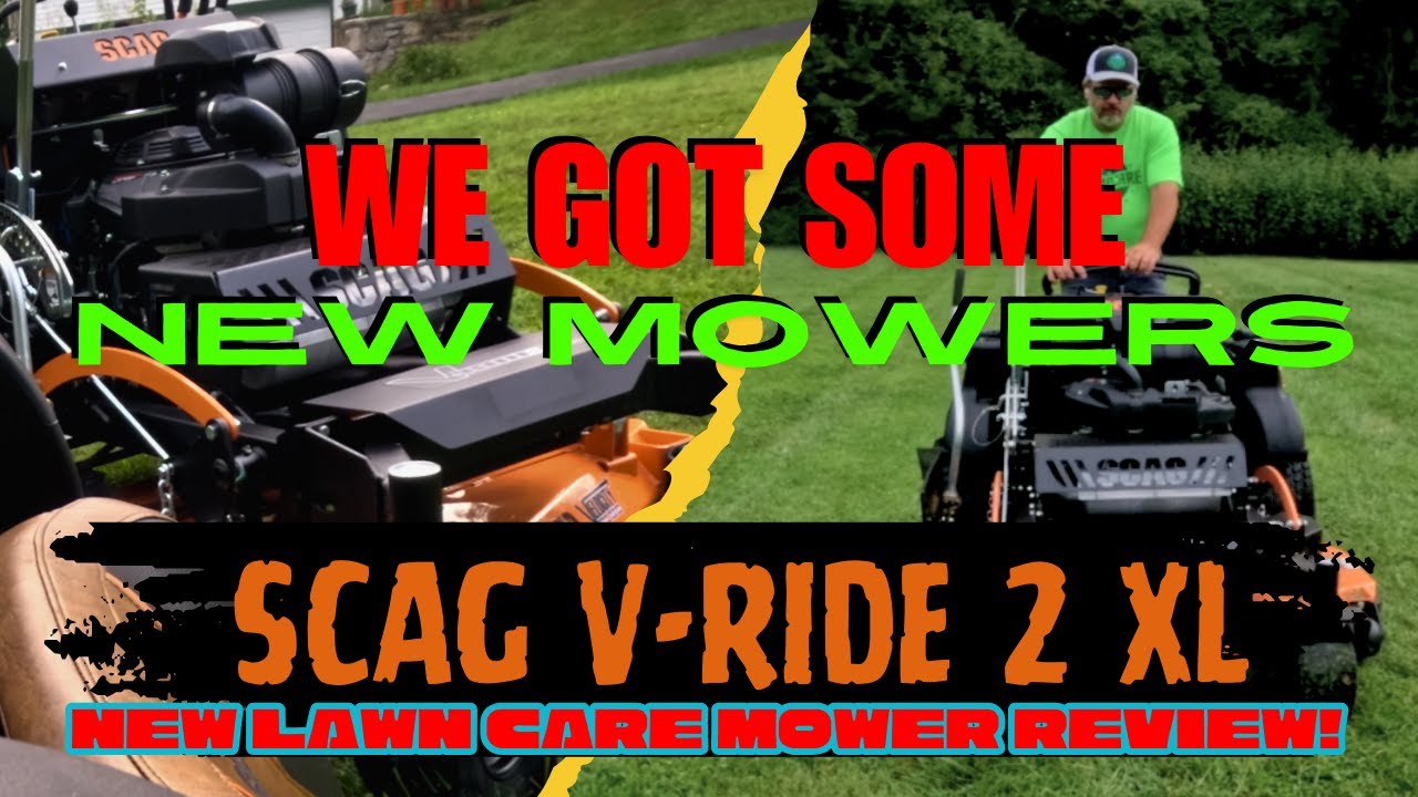 New SCAG V-RIDE 2 XL | Scag VRide XL Review | Lawn Care New Mower