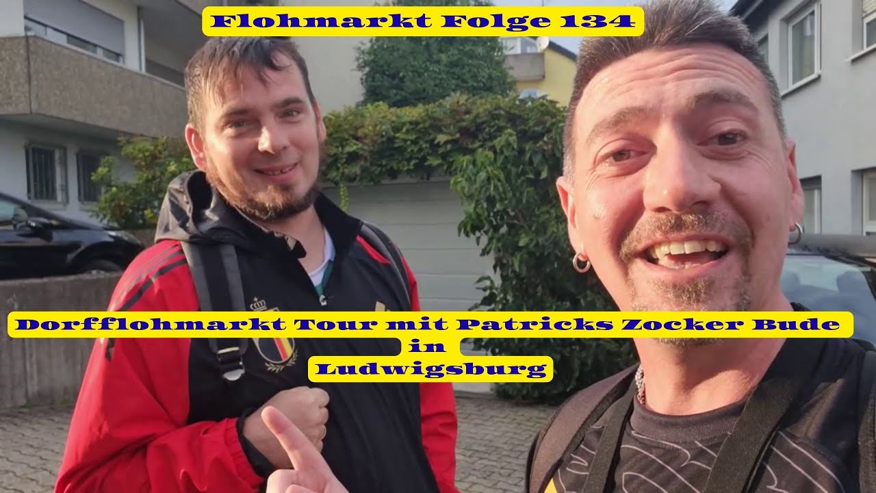 Flohmarkt folge 134 Dorf Flohmarkt  Tour mit Patricks Zocker Bude