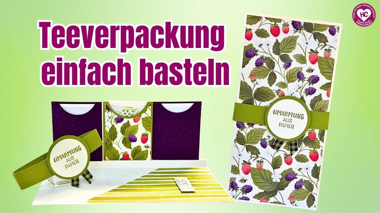 Teeverpackung basteln-Anleitung