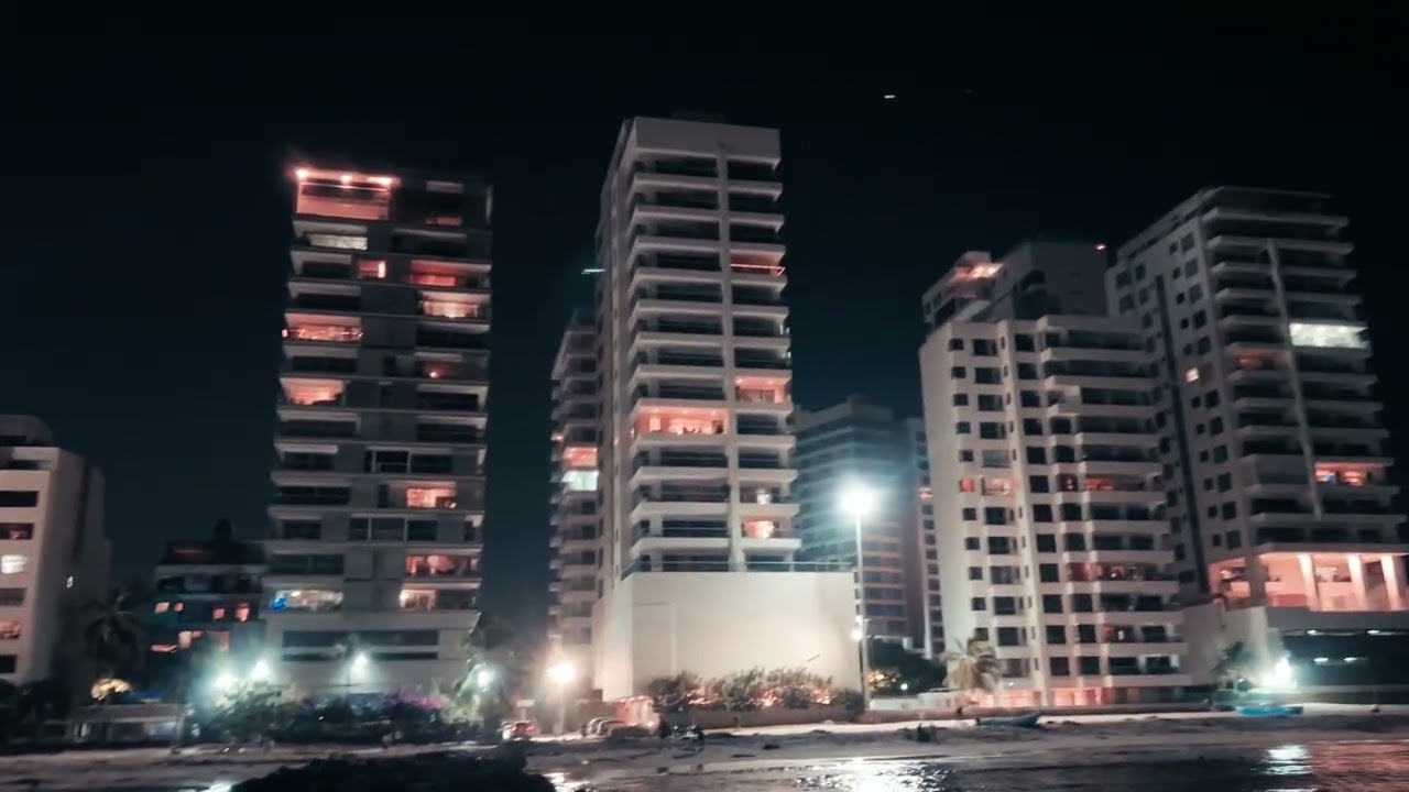 Bahía de Santa Marta_Malecón los Cocos_Noche_Oleaje_6:30pm_365 Project_1stJan2026