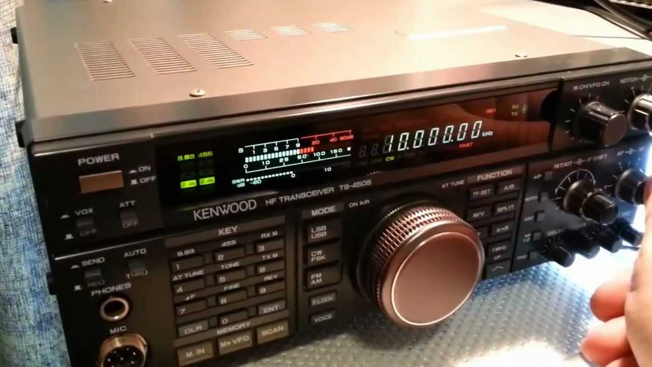 Ajuste y pequeña reparacion de kenwood TS-450S.f4v
