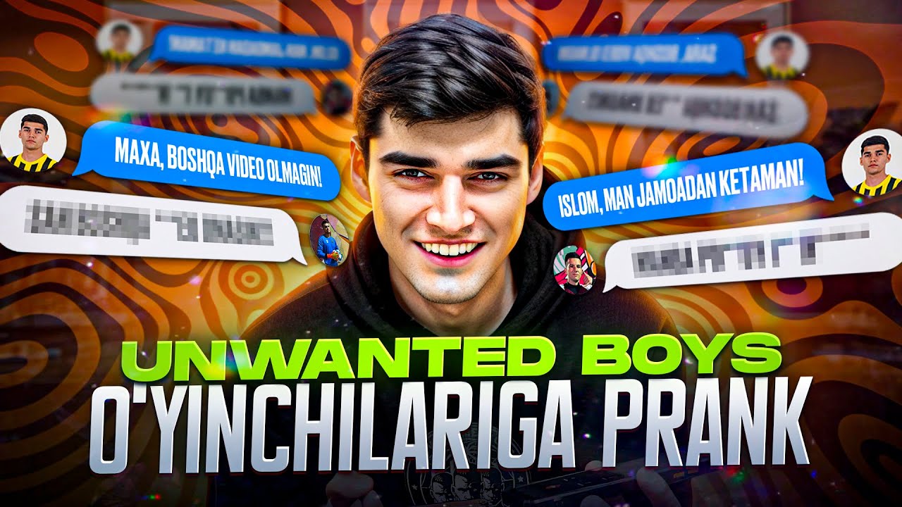 BLOGERLARNI PRANK QILDIM - UNWANTED FUTBOLCHILARI BILAN TELEFONDA JANJAL⁉️