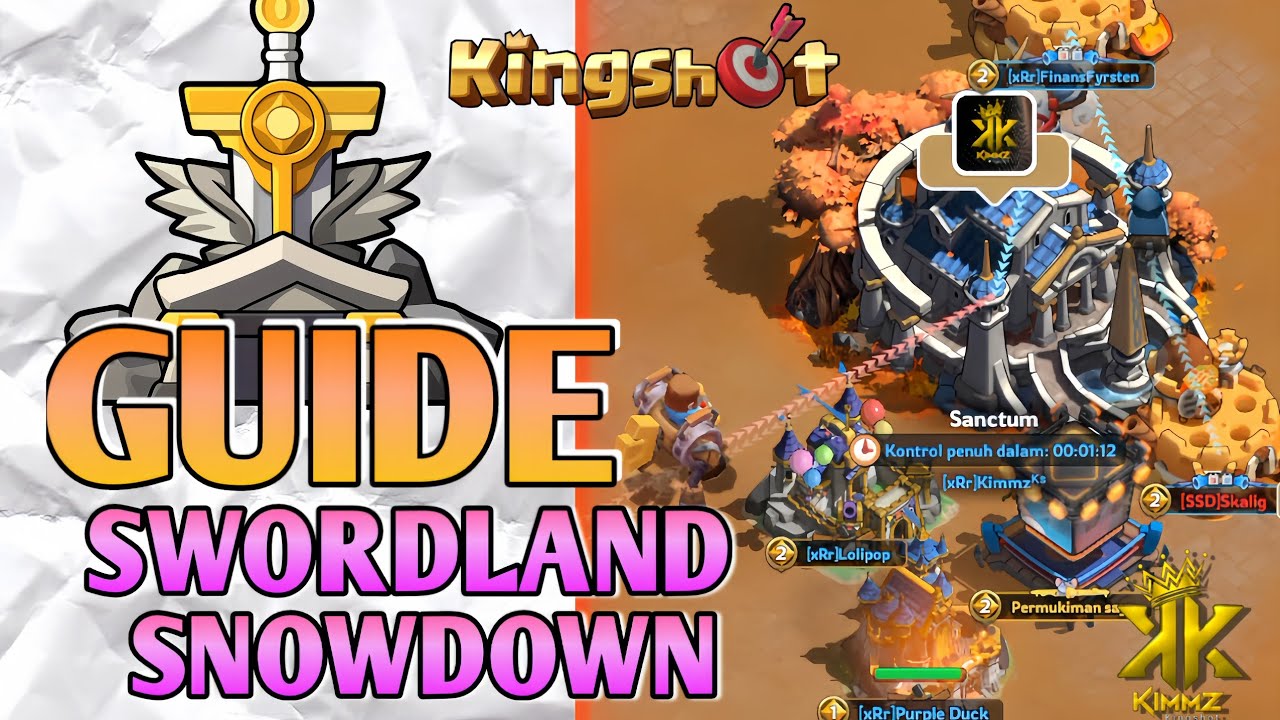 CARA BERMAIN SWORLAND SNOWDOWN AGAR MENDAPATKAN POINT 180.000++!!(KINGSHOT)